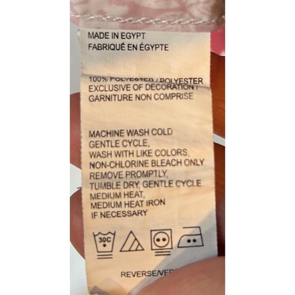 IZOD Saltwater Men's XXL Pinkish/Red Hawaiian Floral Short Sleeve Shirt Beach - Picture 5 of 12